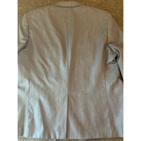 Ralph Lauren Mens 44L Solid Blue Sport Coat Two-Button Lightweight Jacket Blazer - Picture 15 of 16